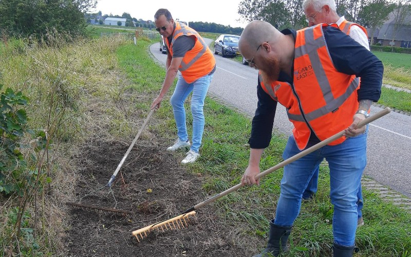 Stichting en gemeente zaaien vergeet-me-nietjes