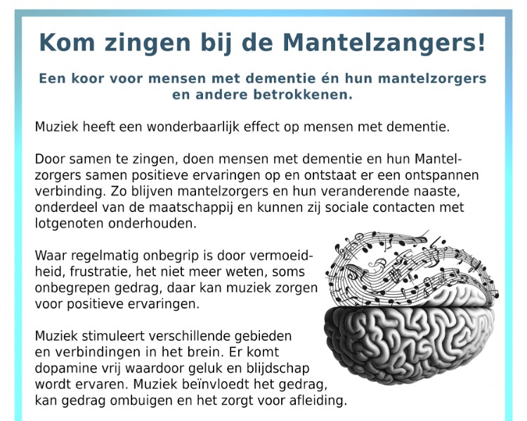 Koor de Mantelzorgers